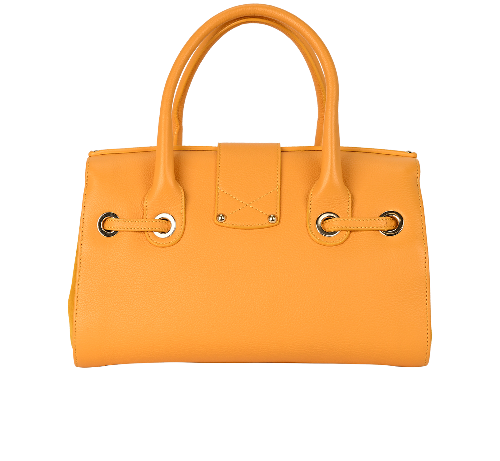 Small Rosalie, &pound;290, Handbags, Yellow, Leather, Back view